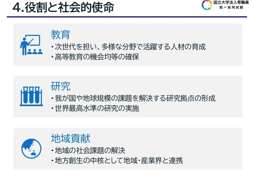 役割と社会的使命